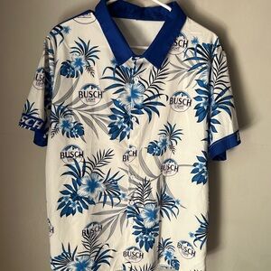 Men’s Busch light button up
